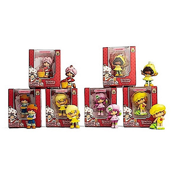 Strawberry Shortcake Mini Figures Complete Set W/ Chase Lemon Meringue - Picture 7 of 8